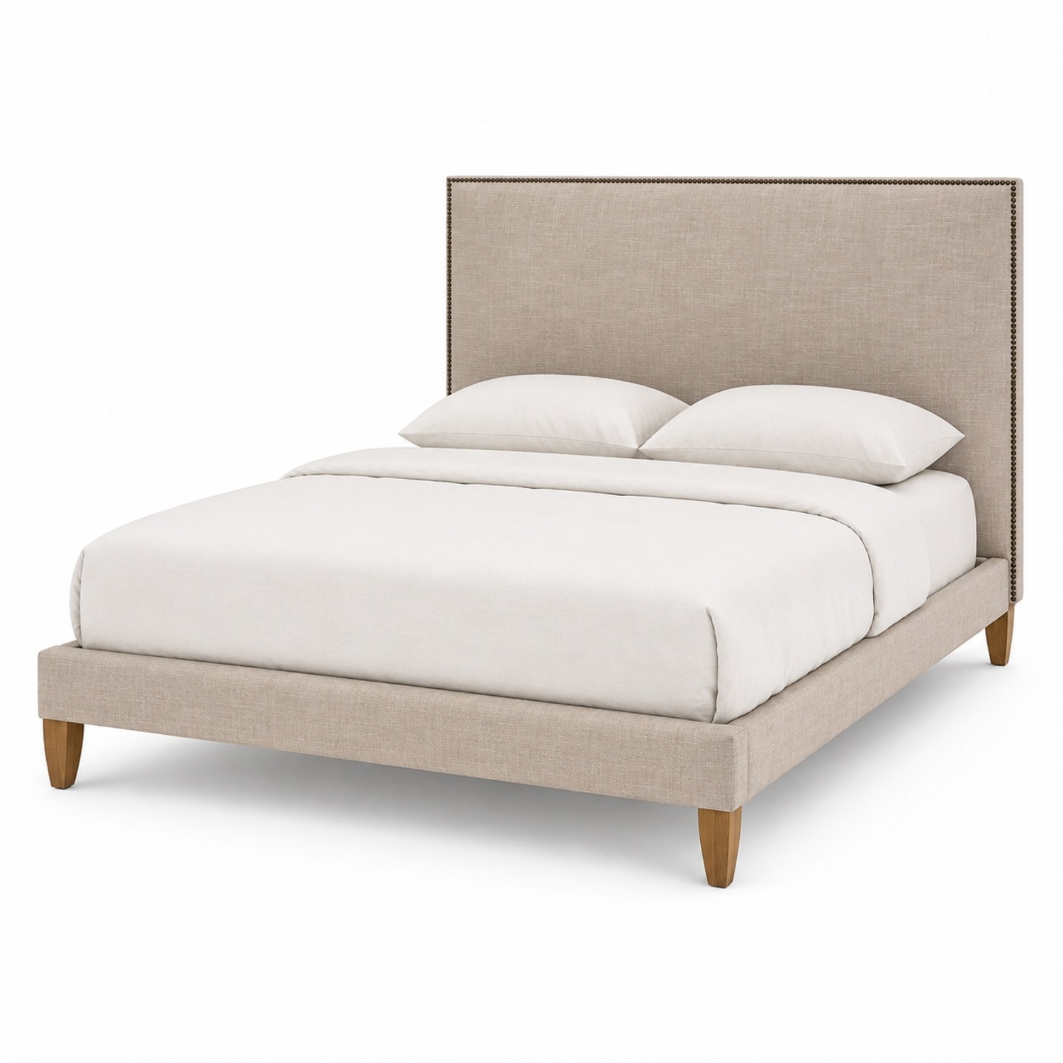 West Elm Emmett King Tufted Bed Frame  - image-5