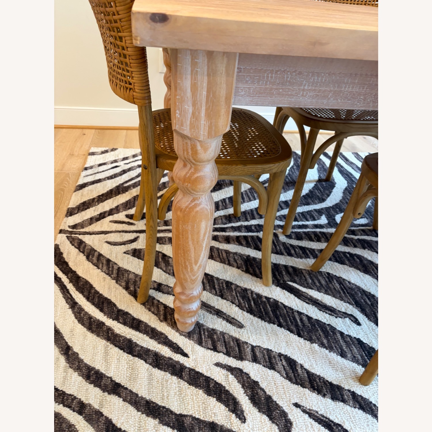 Cottage Home Natural Wood Dining Table - image-3