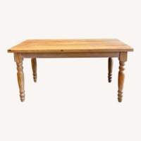 Cottage Home Natural Wood Dining Table