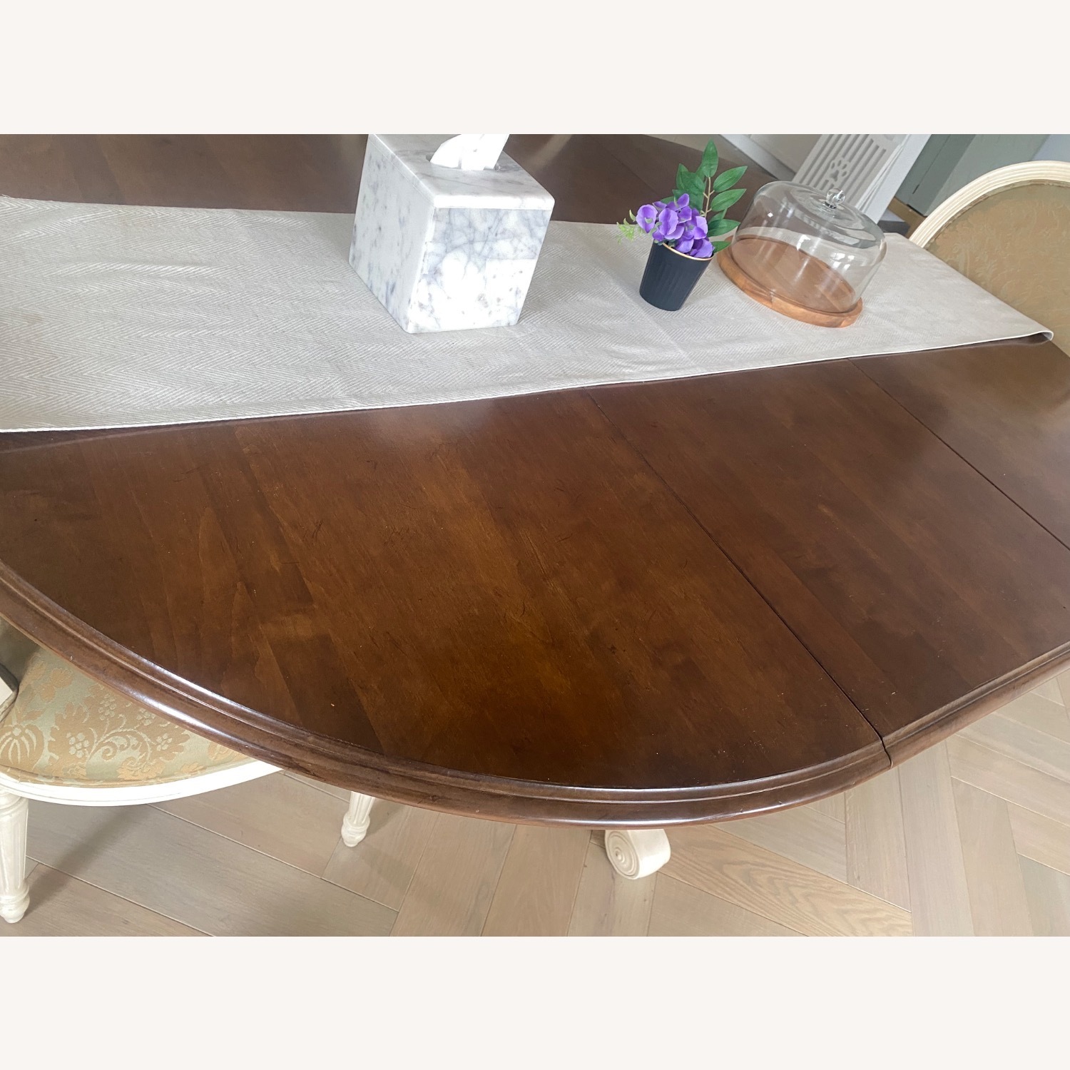 Ethan Allen Dark Brown Dining Set - image-2