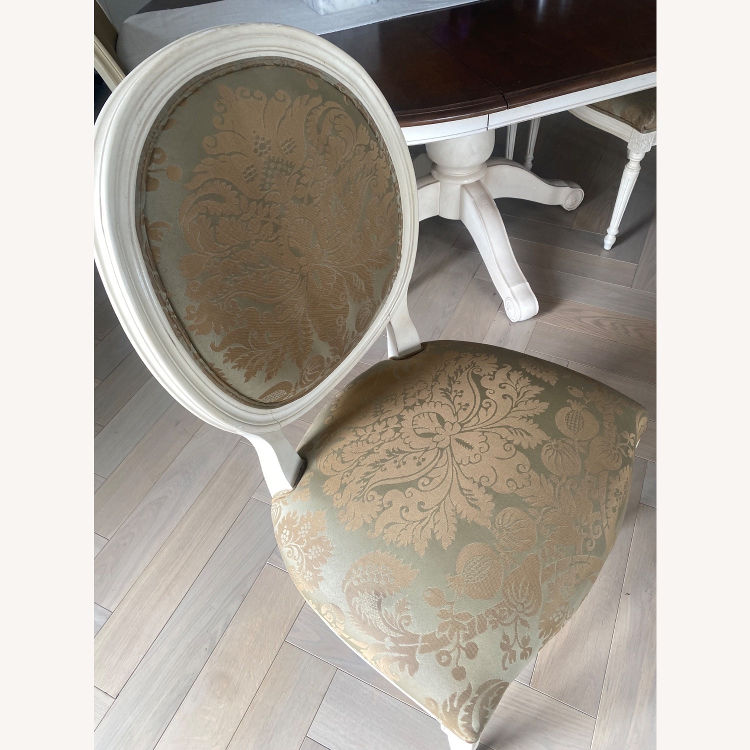 Ethan Allen Dark Brown Dining Set - image-5