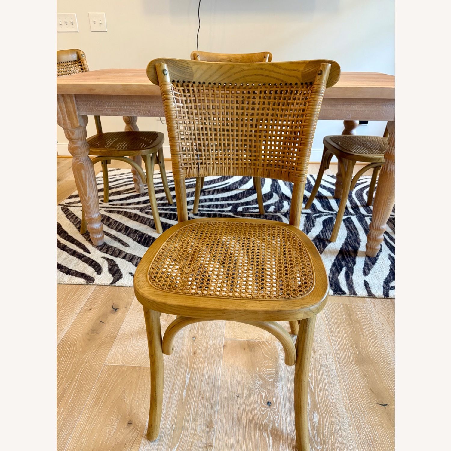 Natural Rattan Dining Chairs - image-1