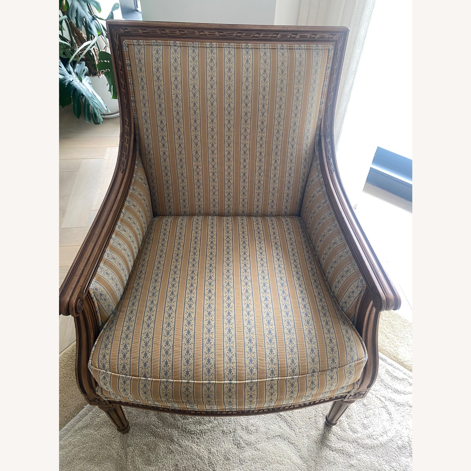 Ethan Allen White Accent Chair - image-3