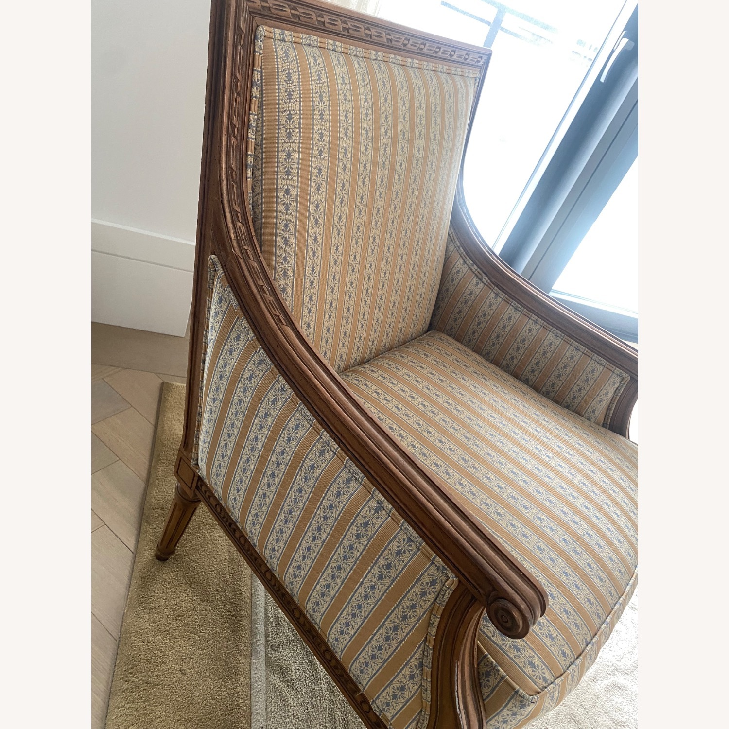 Ethan Allen White Accent Chair - image-2