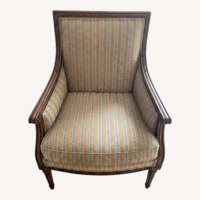 Ethan Allen White Accent Chair