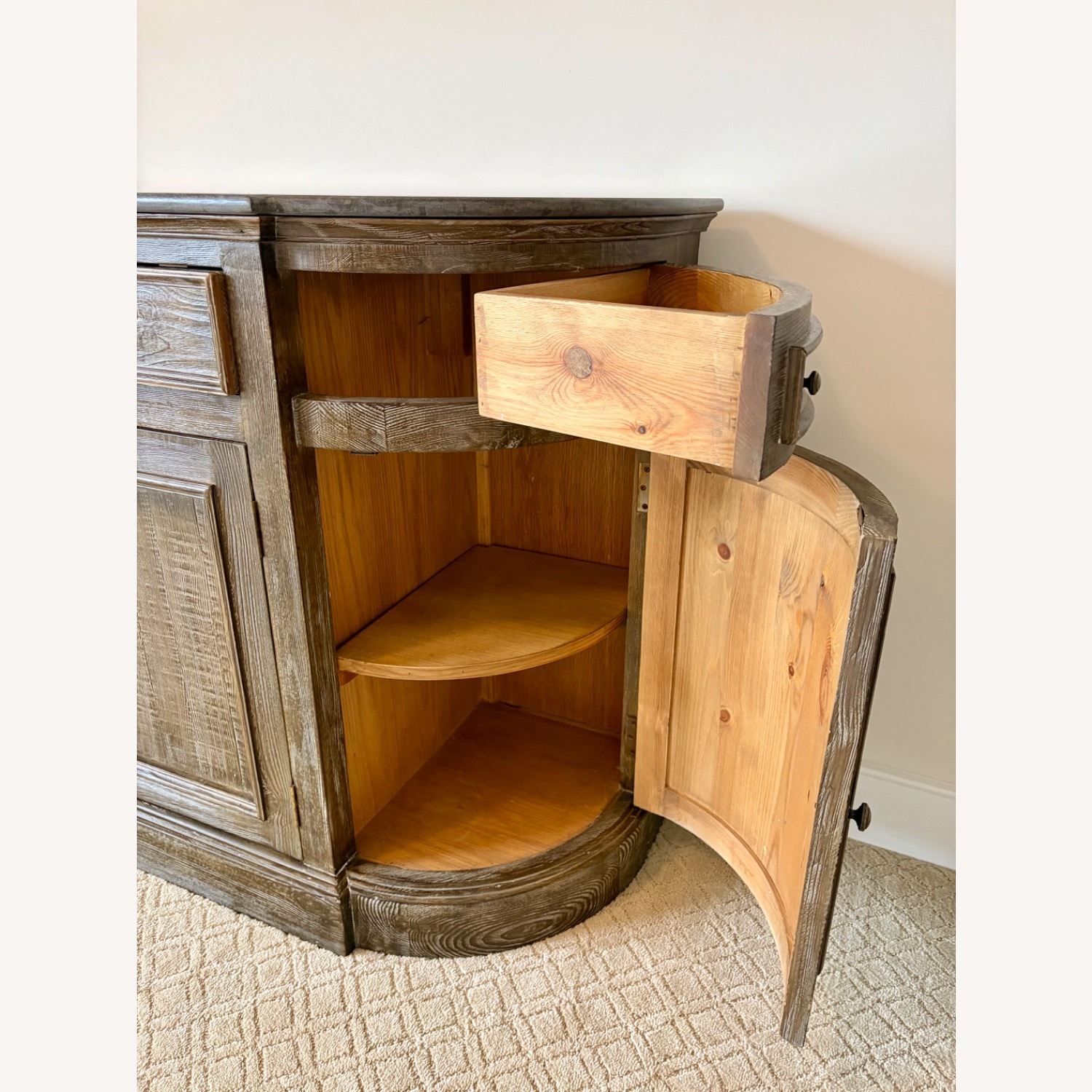 Arhaus Kensington Light Brown Wood Sideboard - image-7