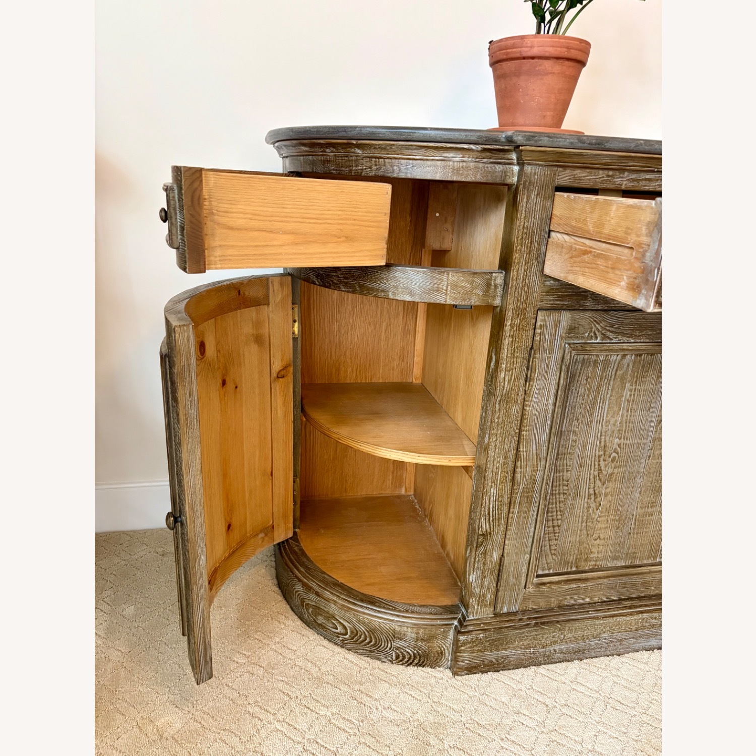 Arhaus Kensington Light Brown Wood Sideboard - image-6