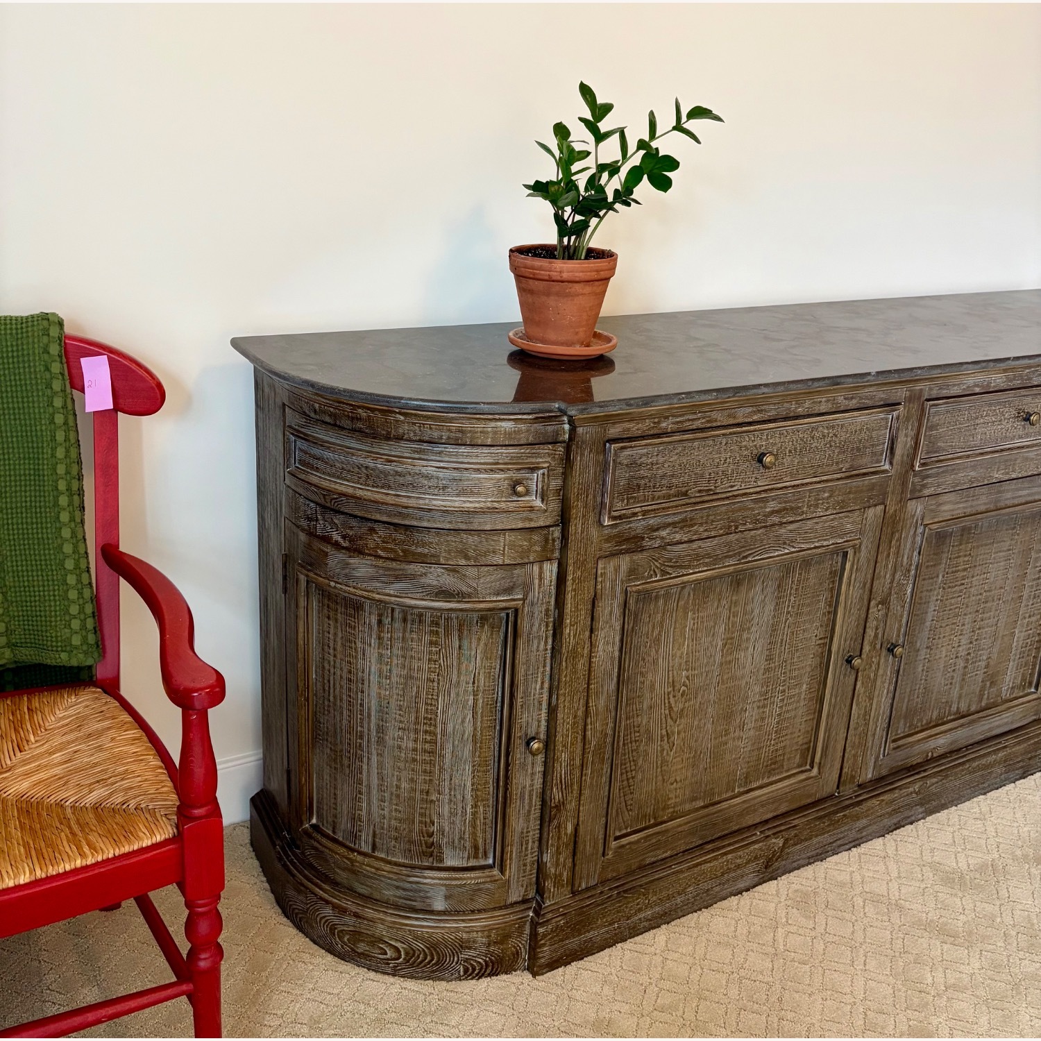 Arhaus Kensington Light Brown Wood Sideboard - image-3