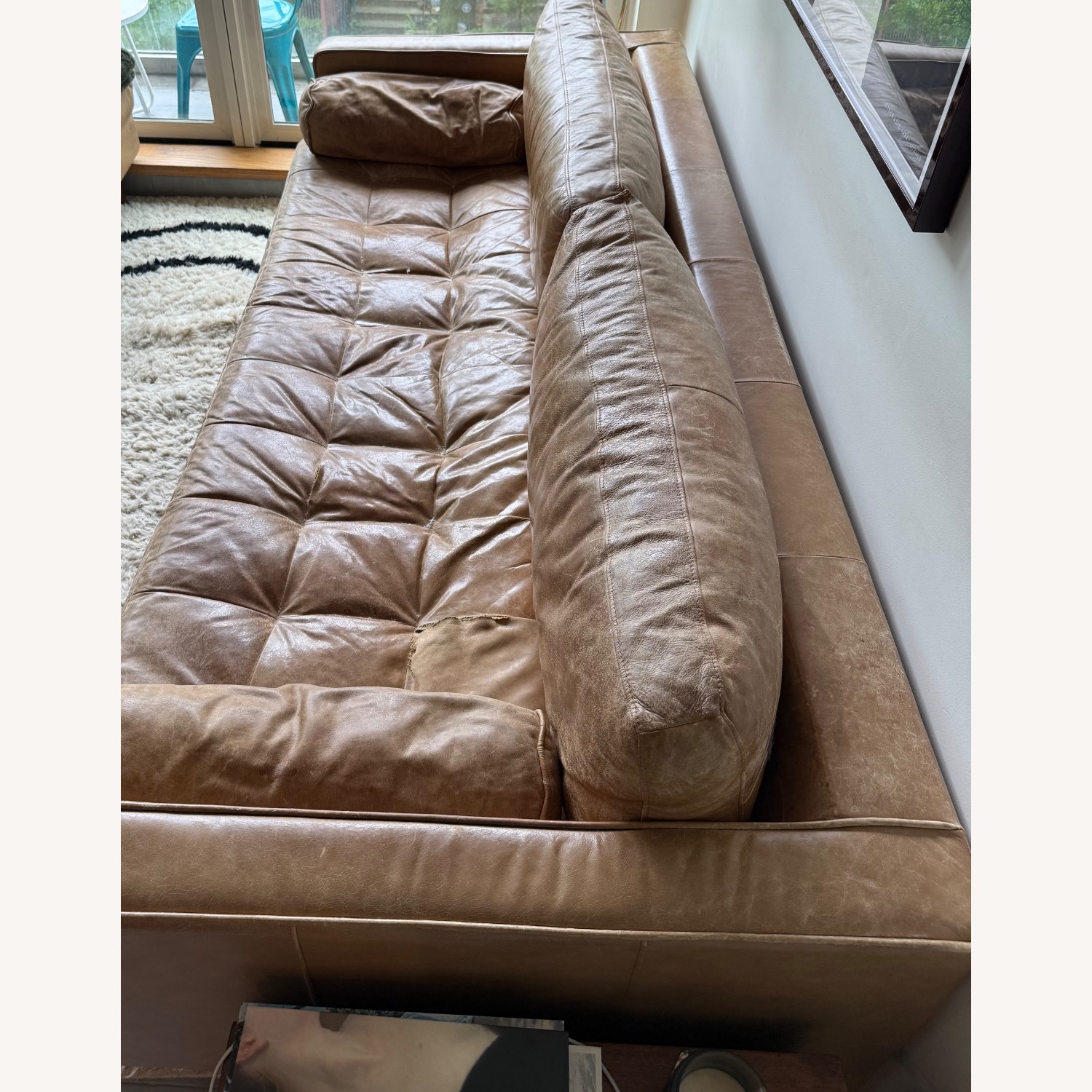 Article Sven Light Brown Leather 3+ Seater Sofa - image-3