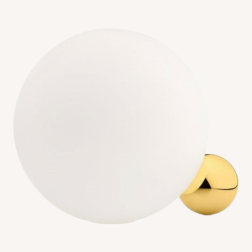 Used Flos Copycat Gold Glass Table Lamp for sale on AptDeco