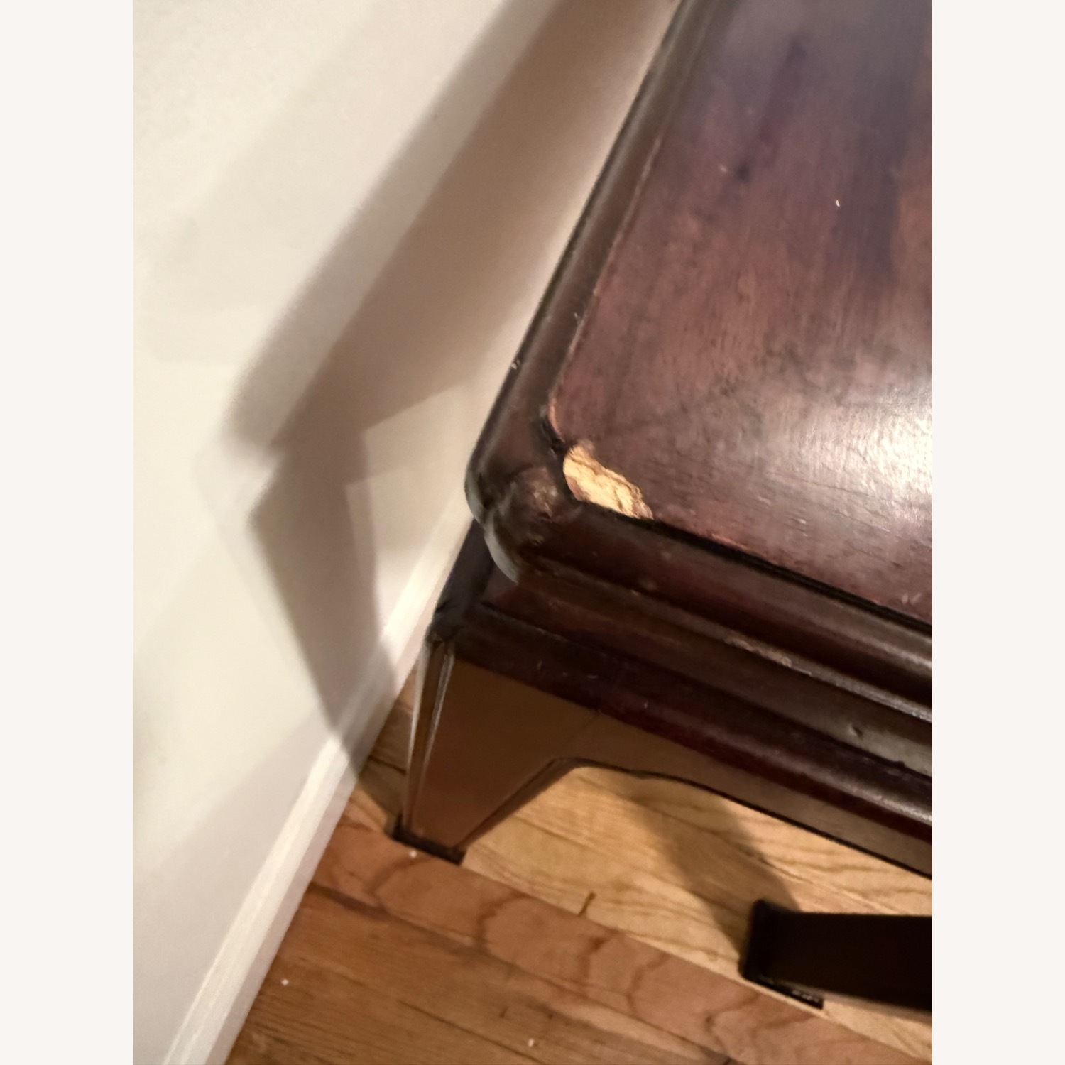 Henredon Dark Brown Wood Console Table - image-3