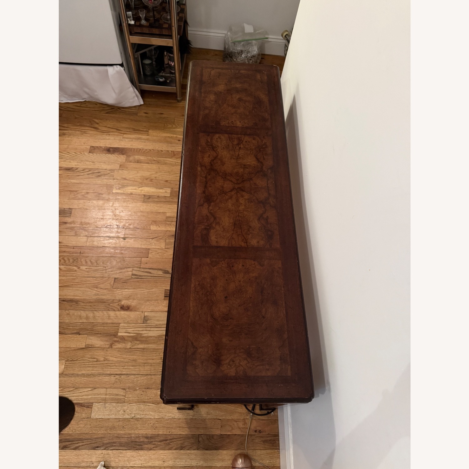 Henredon Dark Brown Wood Console Table - image-2