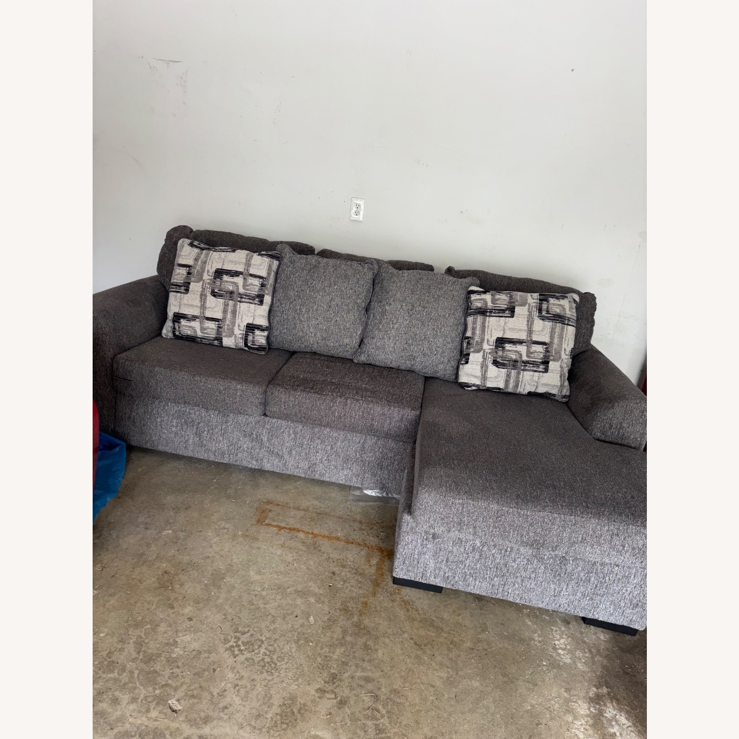 Dark Gray 3+ Seater Sofa - image-1