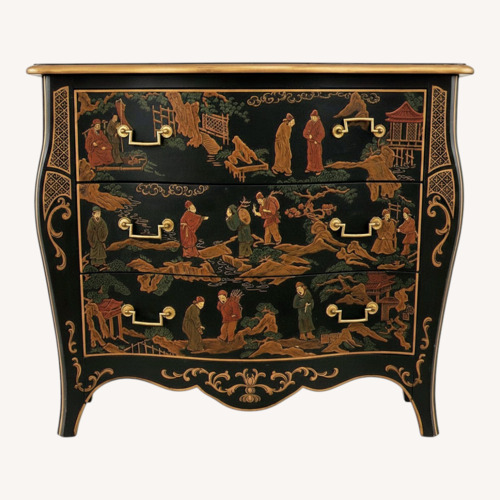 Used Drexel Chinoiserie Bombe Dresser for sale on AptDeco