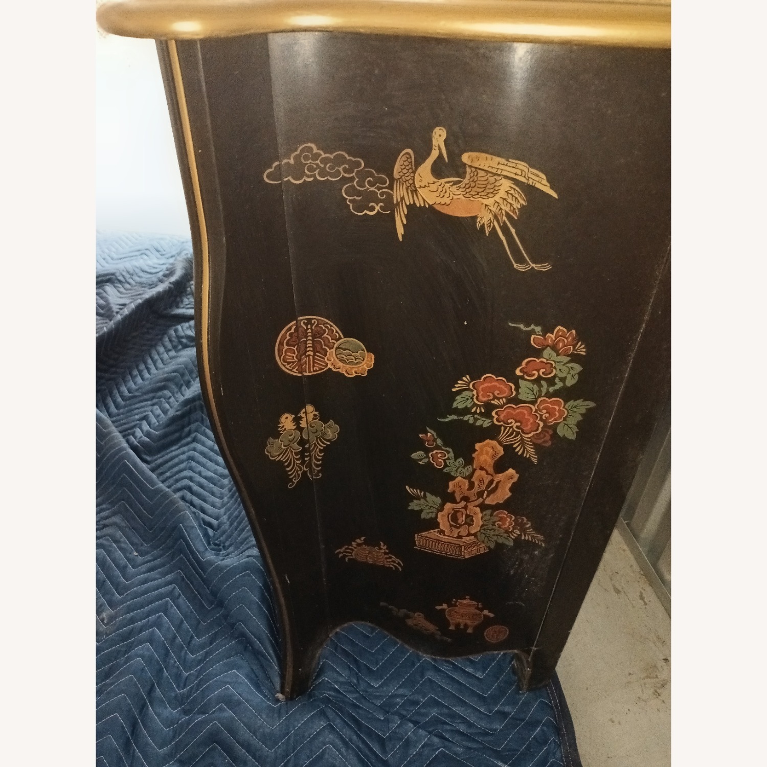 Drexel Chinoiserie Bombe Dresser - image-8