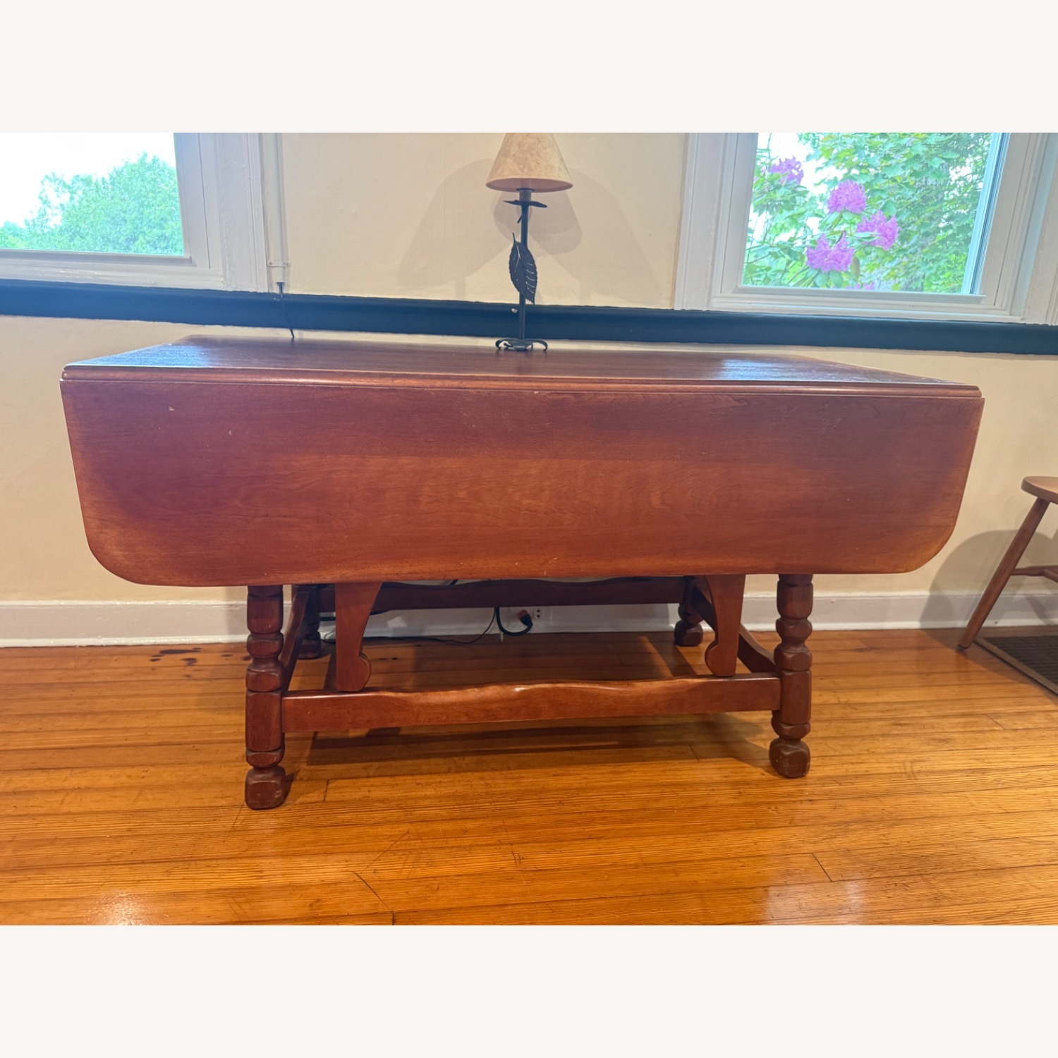 Colonial Creations Wood Dining Drop Leaf Table - image-2
