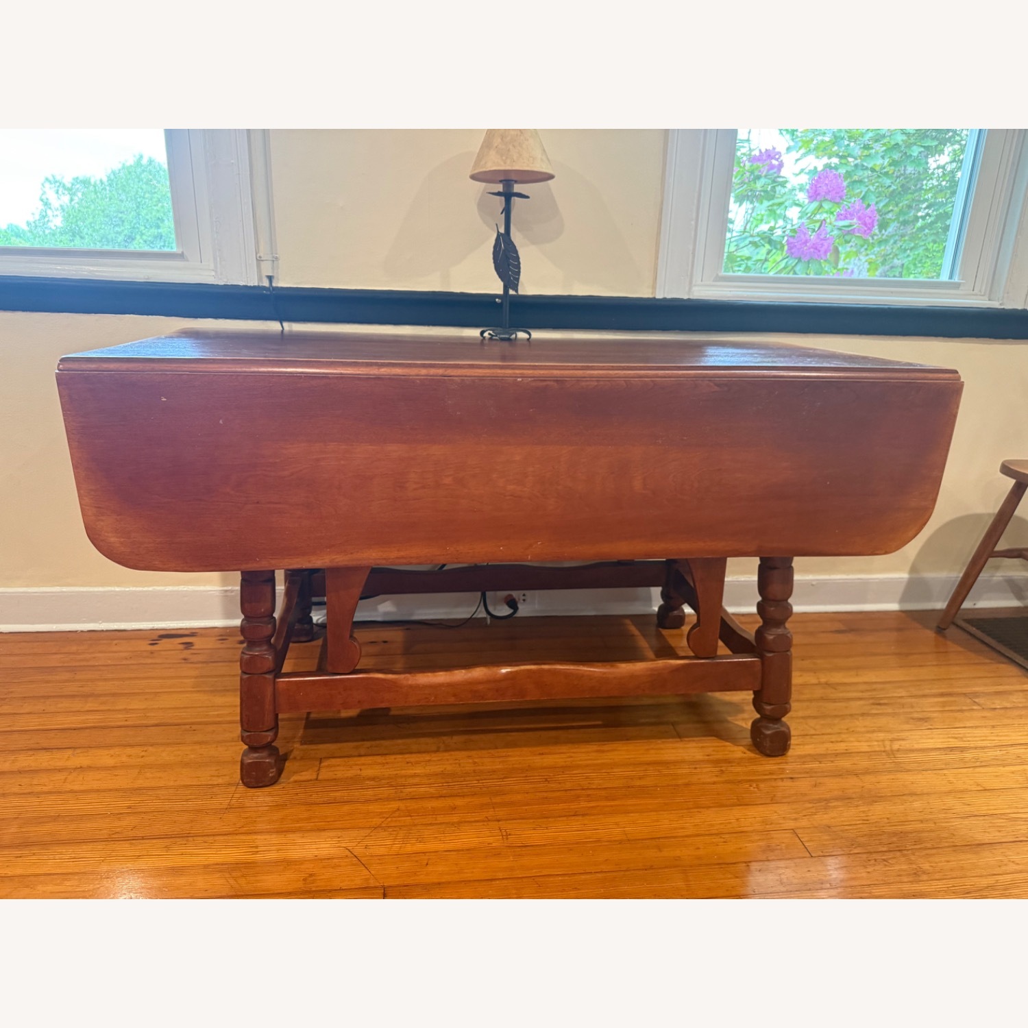 Colonial Creations Wood Dining Drop Leaf Table - image-3