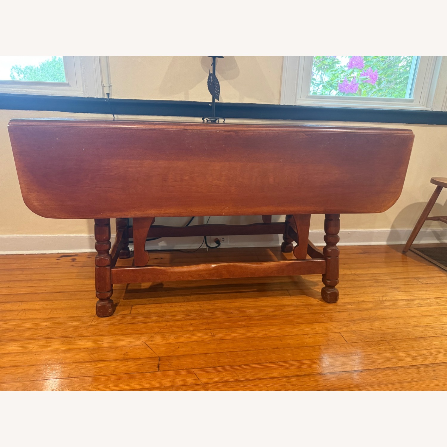 Colonial Creations Wood Dining Drop Leaf Table - image-1