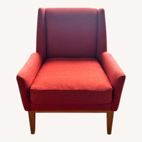 Used West Elm Red Chair for sale on AptDeco