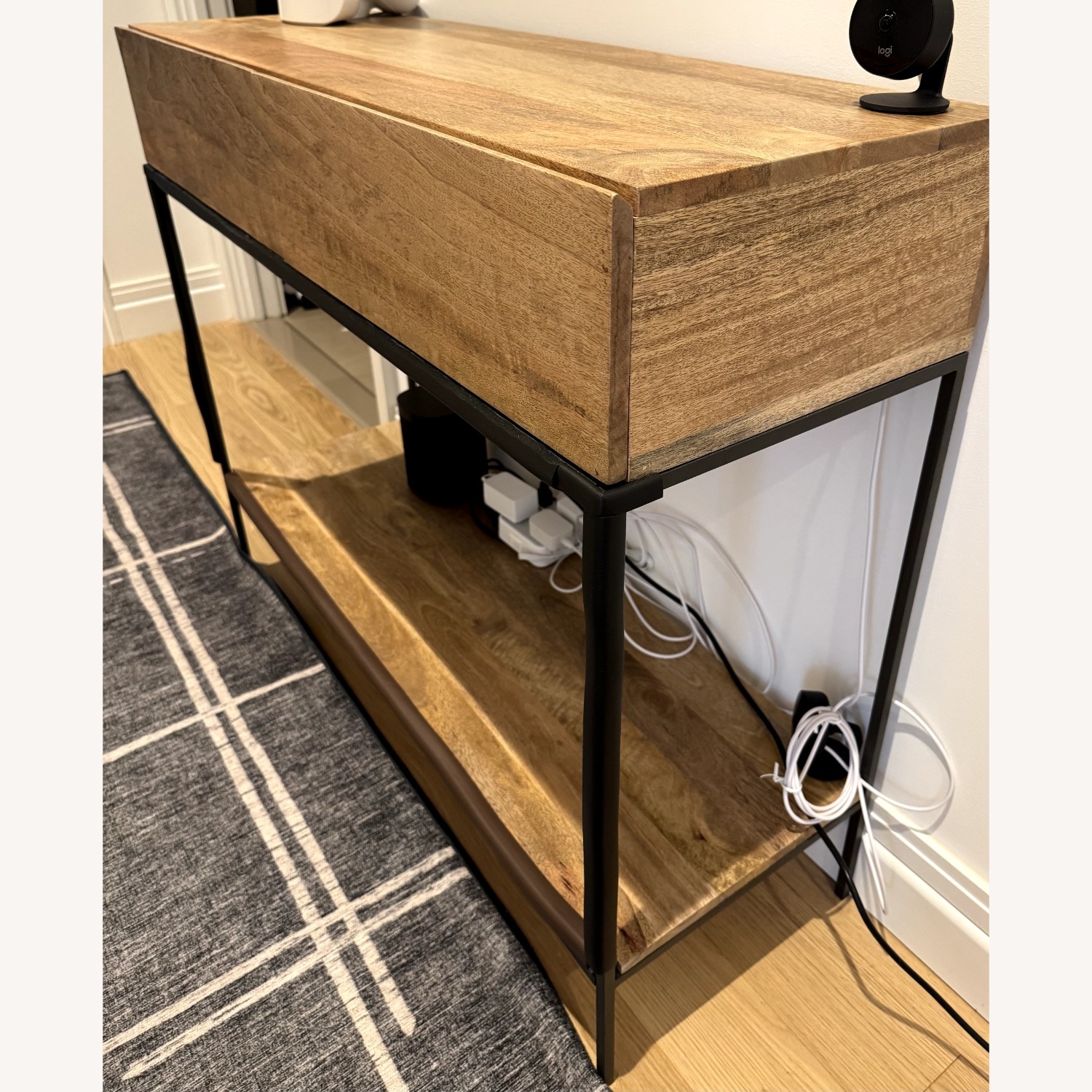 West Elm Industrial Storage Console (Raw Mango) - image-2