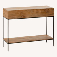 West Elm Industrial Storage Console (Raw Mango)