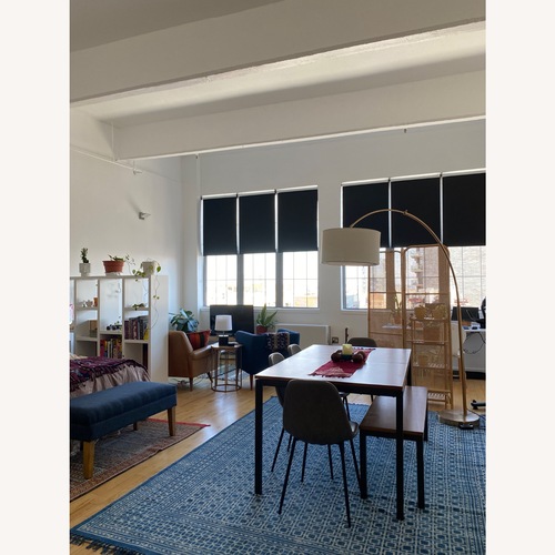 Used West Elm Frame Dark Brown Wood Bench for sale on AptDeco