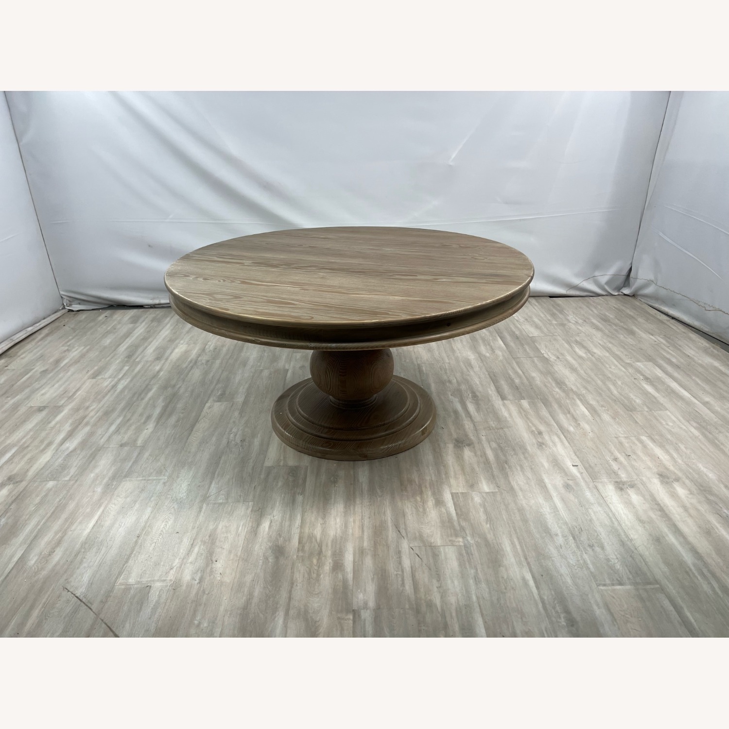 Classic Home Beatriz Round Pine Wood Dining Table - image-1