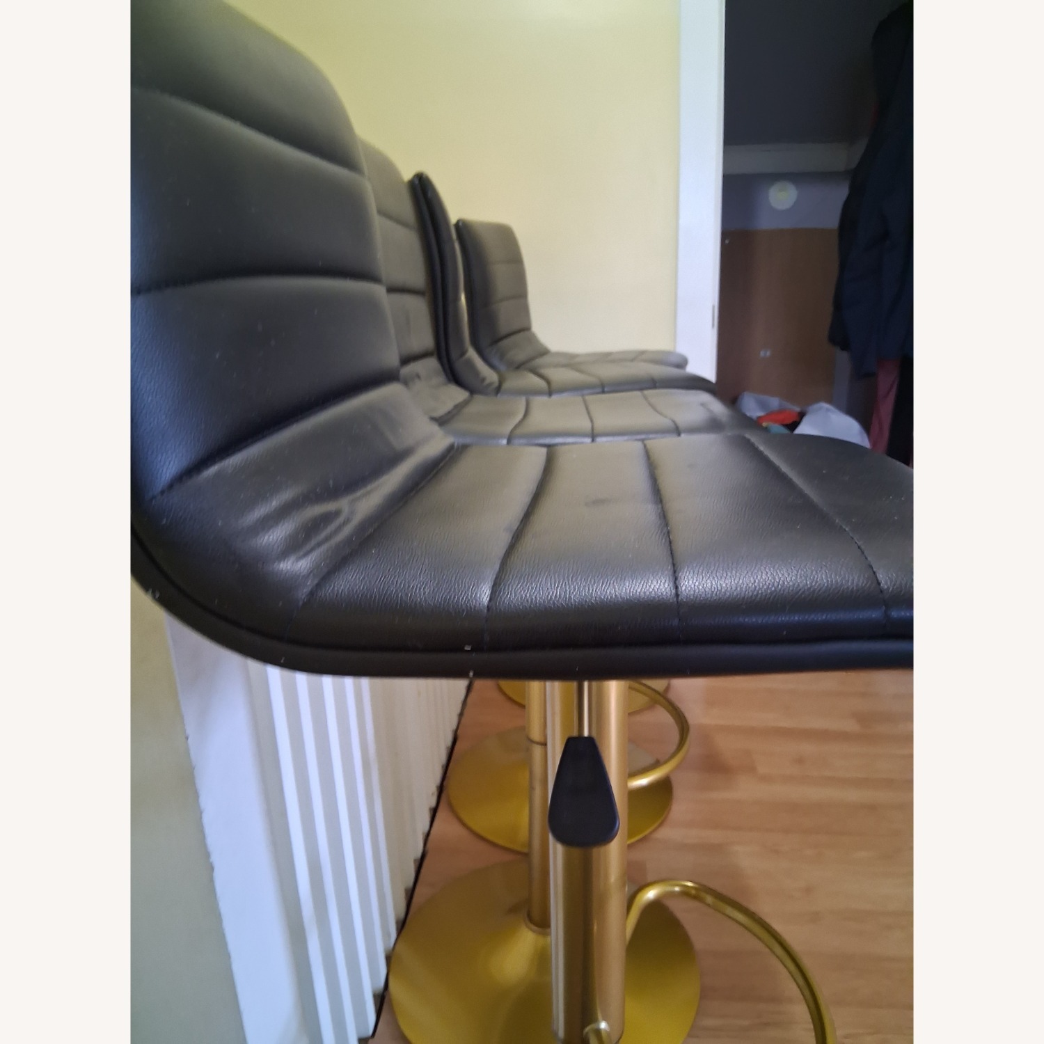 Gold Metal Dining Chairs - image-3