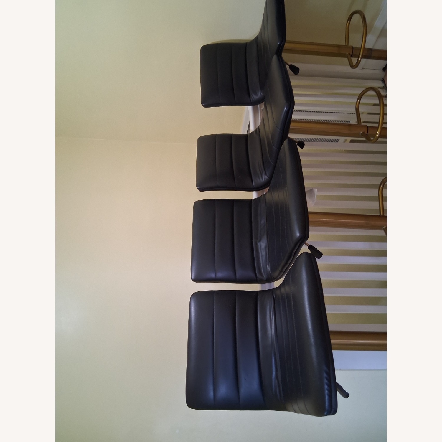 Gold Metal Dining Chairs - image-2