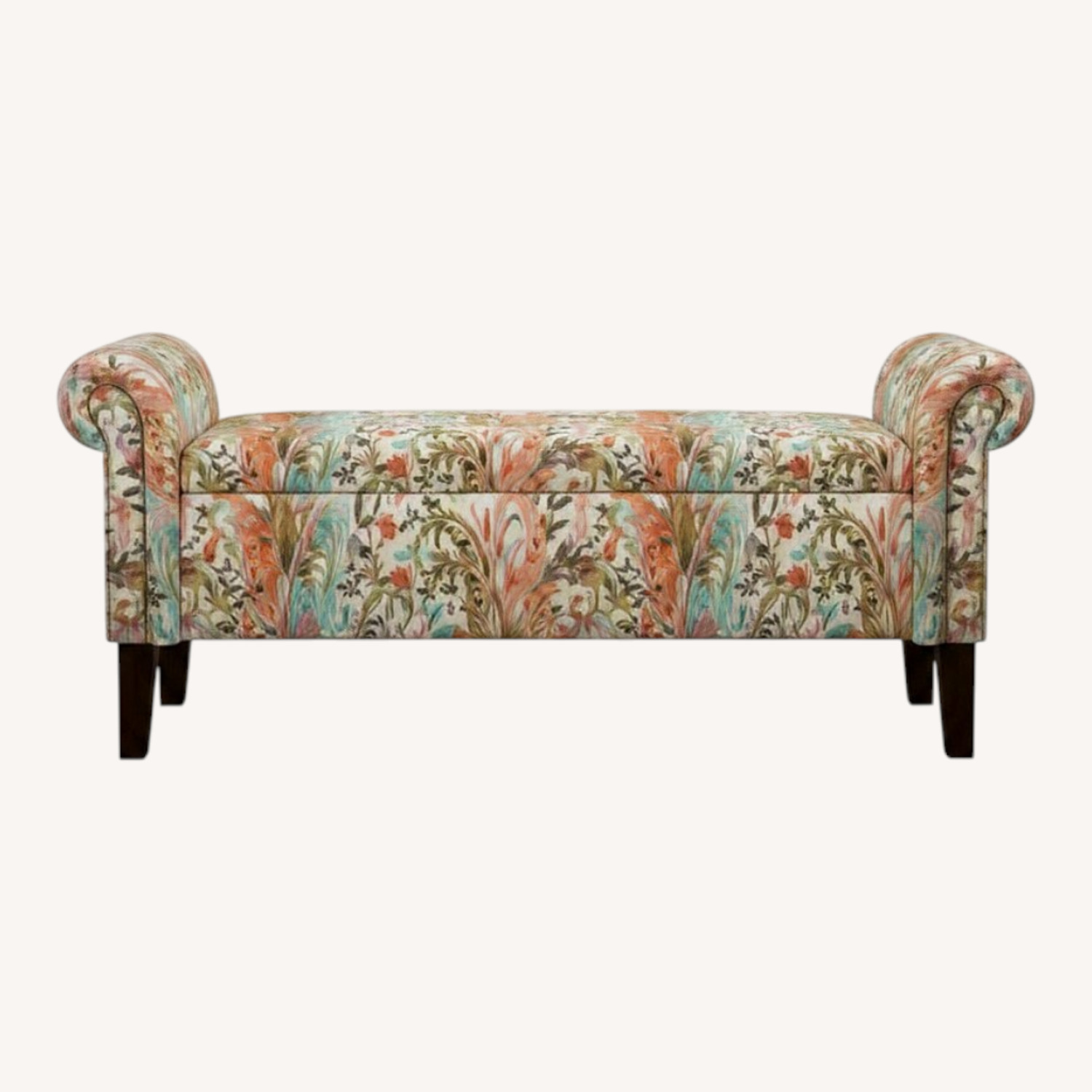 Wayfair Rolled Armed Storage Bench - image-0