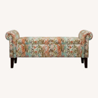 Wayfair Rolled Armed Storage Bench