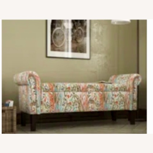 Used Wayfair Rolled Armed Storage Bench for sale on AptDeco