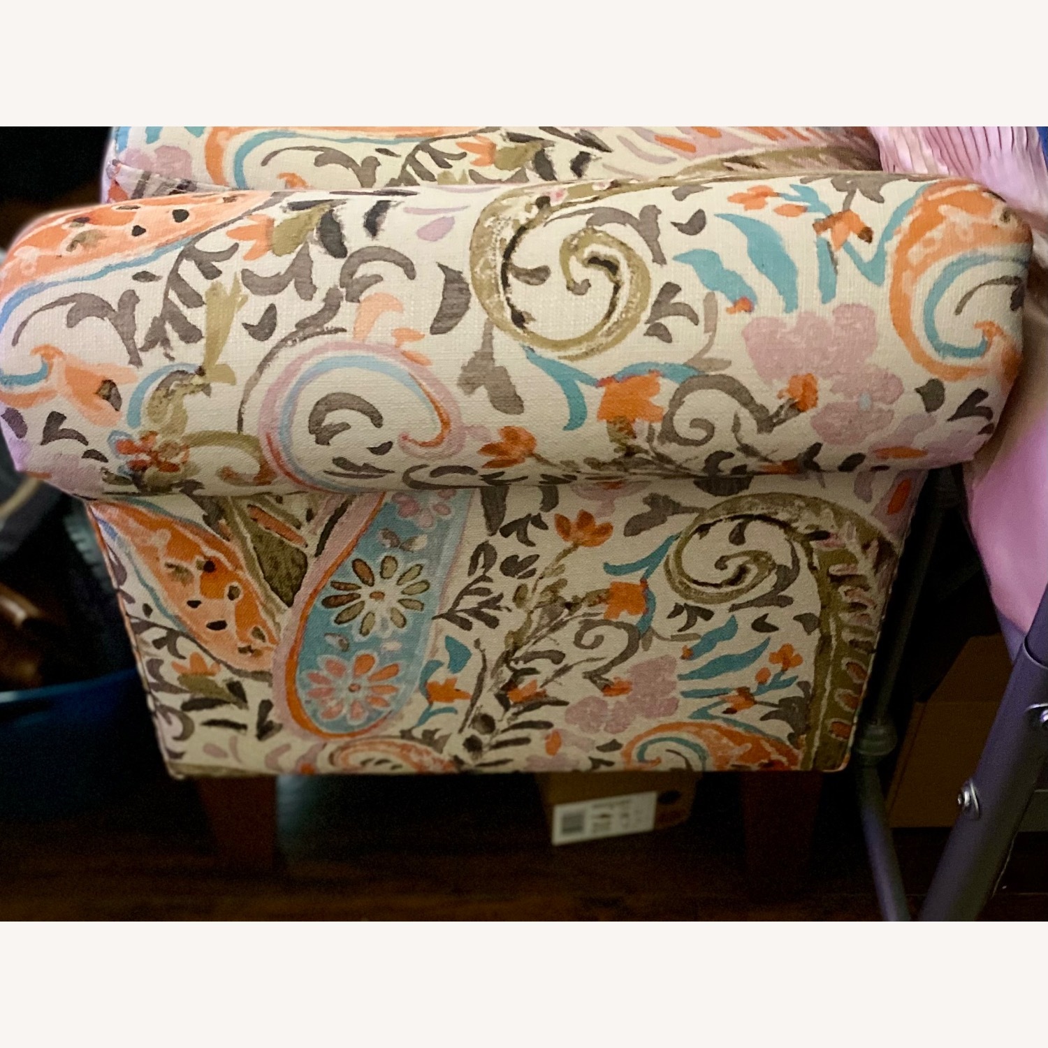 Wayfair Rolled Armed Storage Bench - image-3