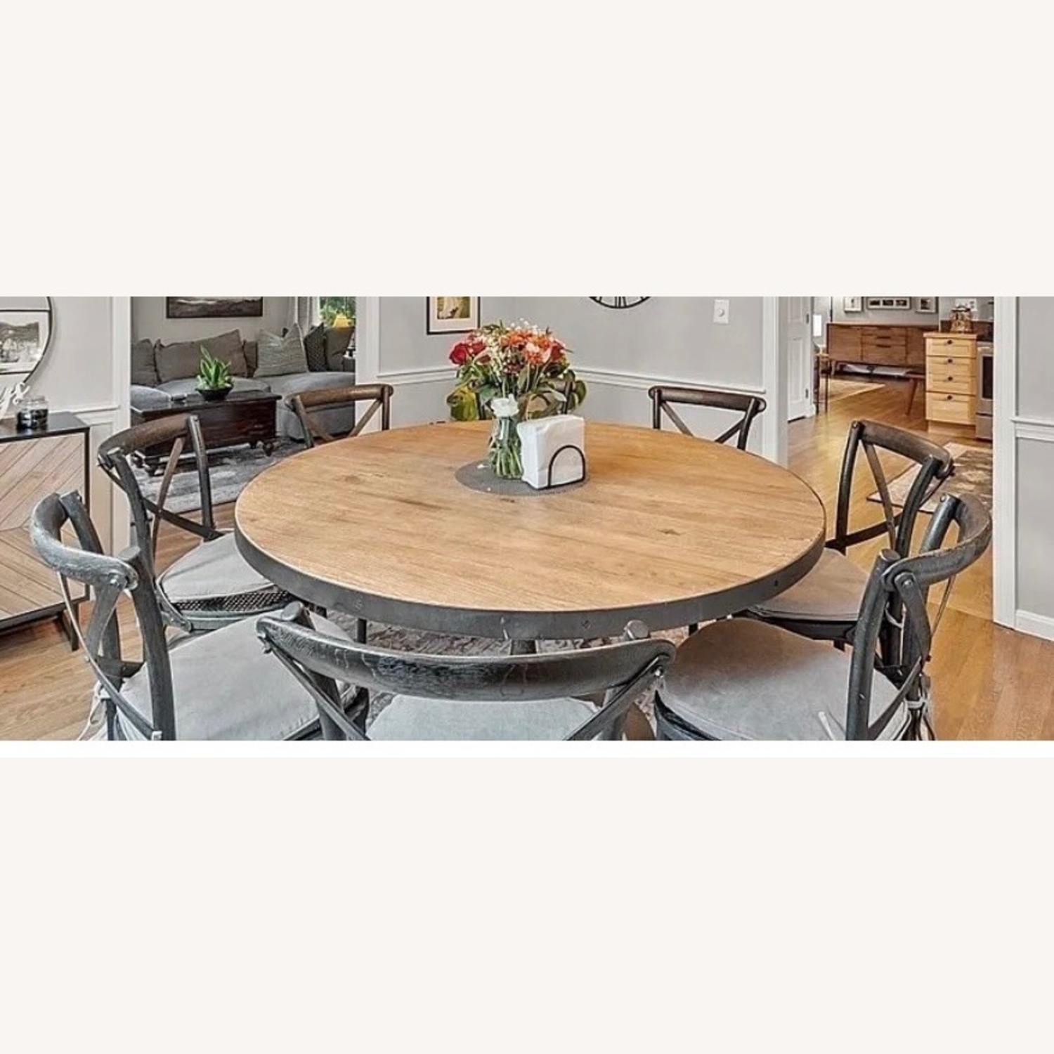 Restoration Hardware Dining Table 60 inch - image-2