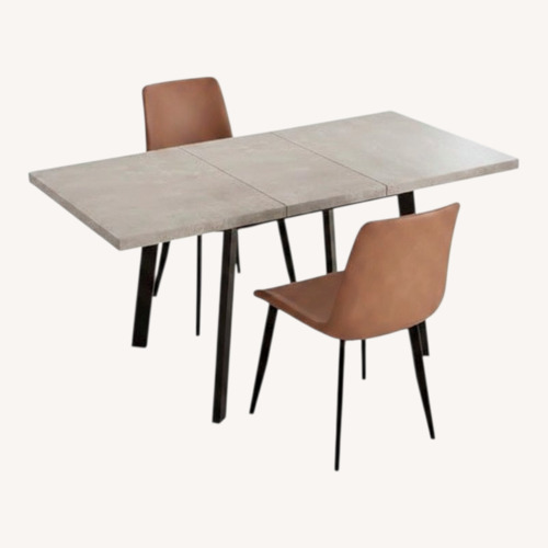 Used Wayfair Light Gray Dining Set for sale on AptDeco