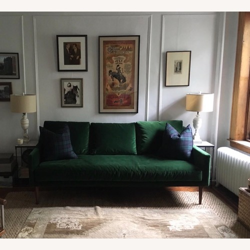 Used ModShop Naples Green Fabric 3+ Seater Sofa for sale on AptDeco
