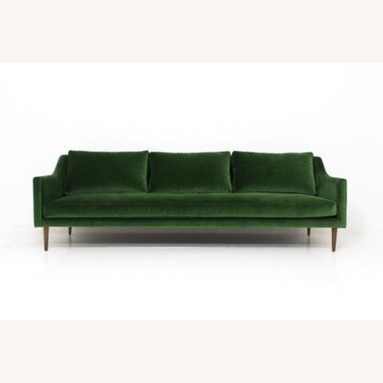 ModShop Naples Green Fabric 3+ Seater Sofa - image-5