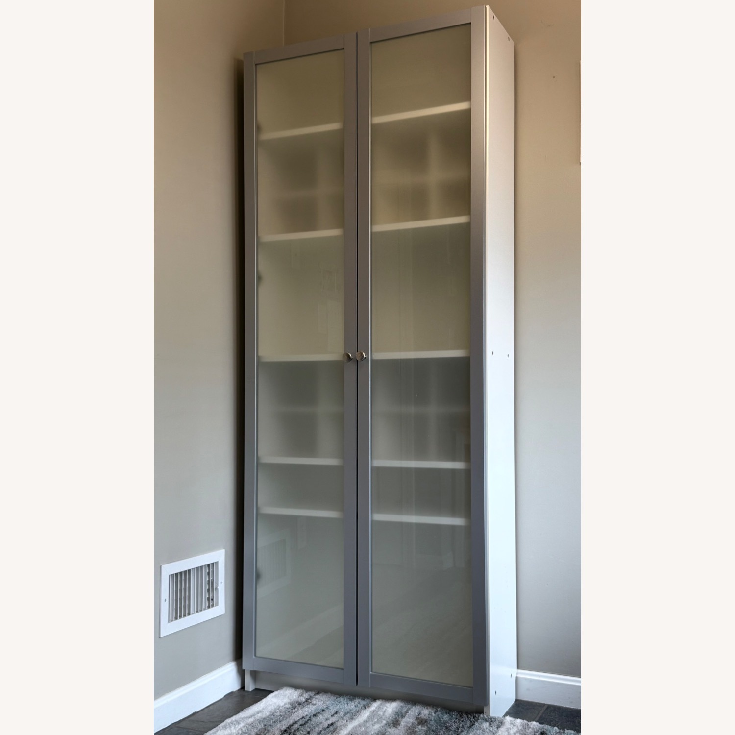 IKEA White Wood Wall Shelf - image-1