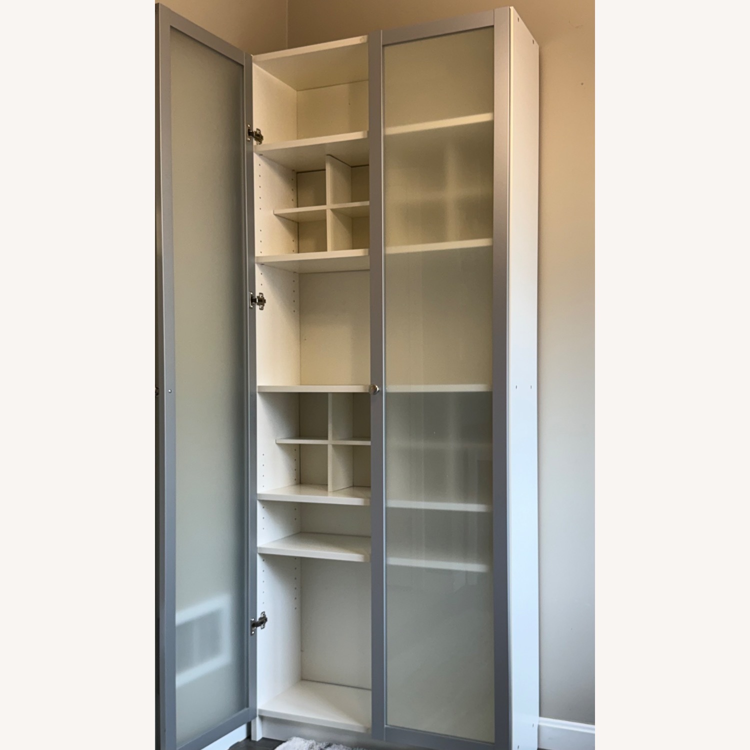 IKEA White Wood Wall Shelf - image-4