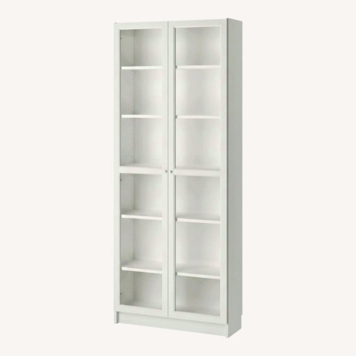 Used IKEA White Wood Wall Shelf for sale on AptDeco
