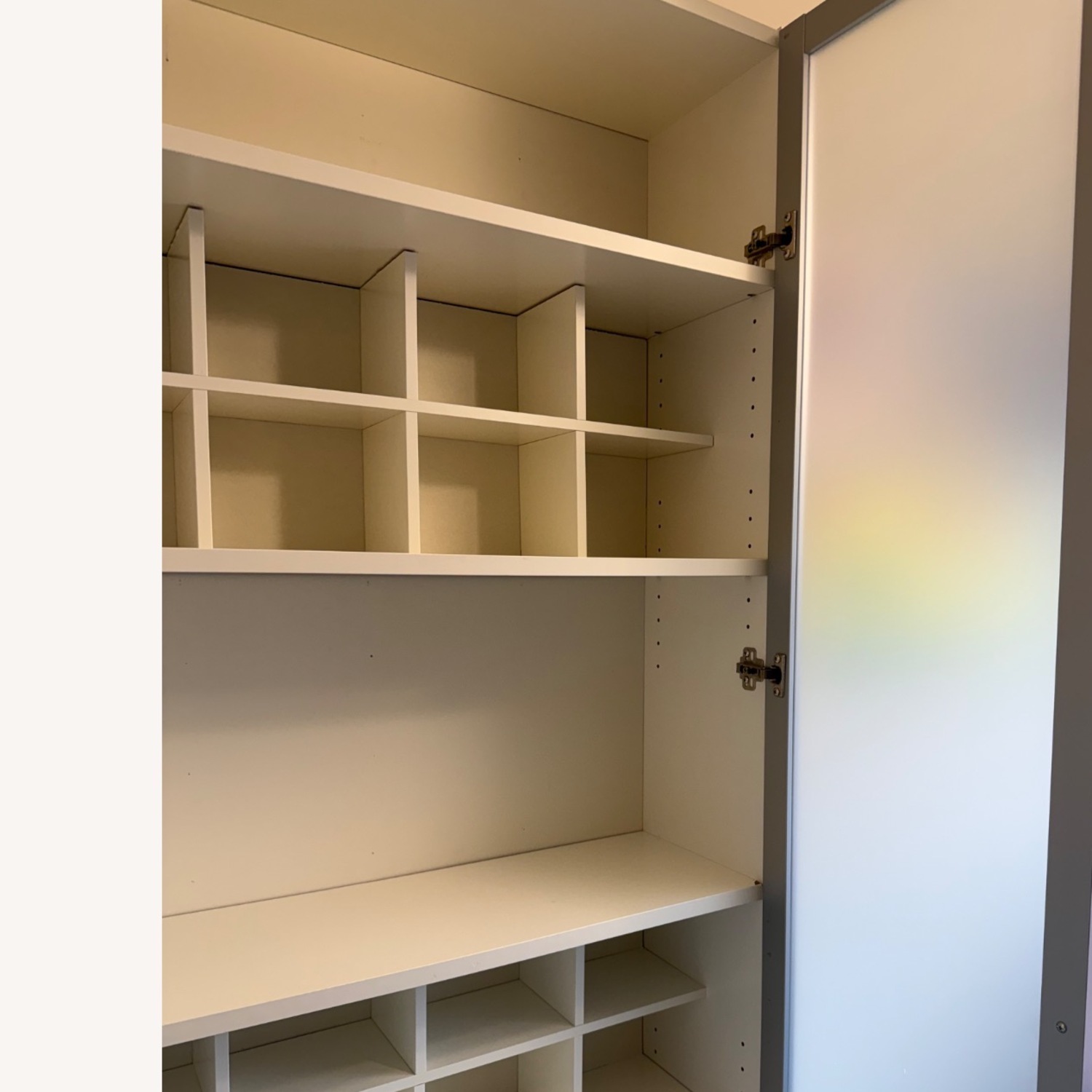 IKEA White Wood Wall Shelf - image-5