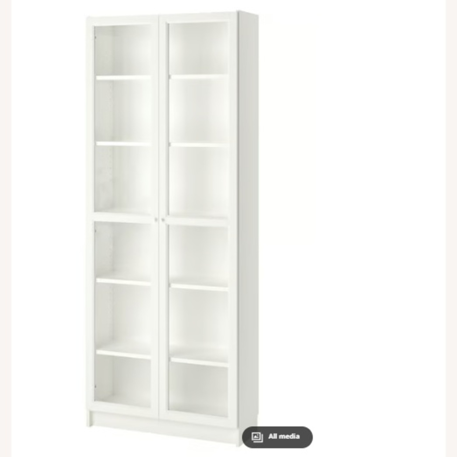 IKEA White Wood Wall Shelf - image-6