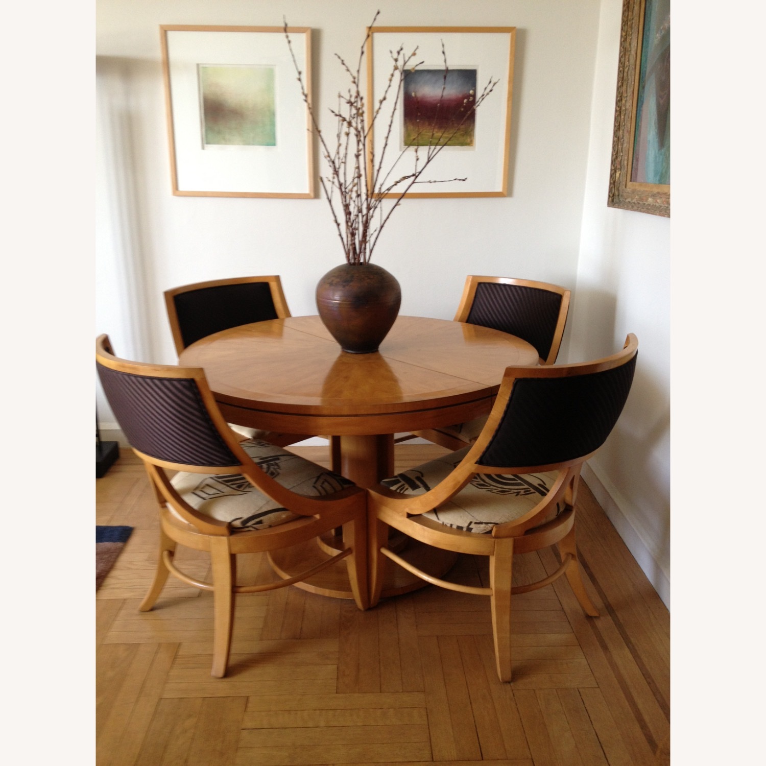 Baker Furniture Natural Wood Dining Set - image-1