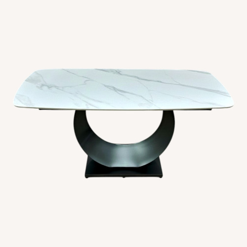 Used Orren Ellis Modern Sintered Stone Dining Table for sale on AptDeco