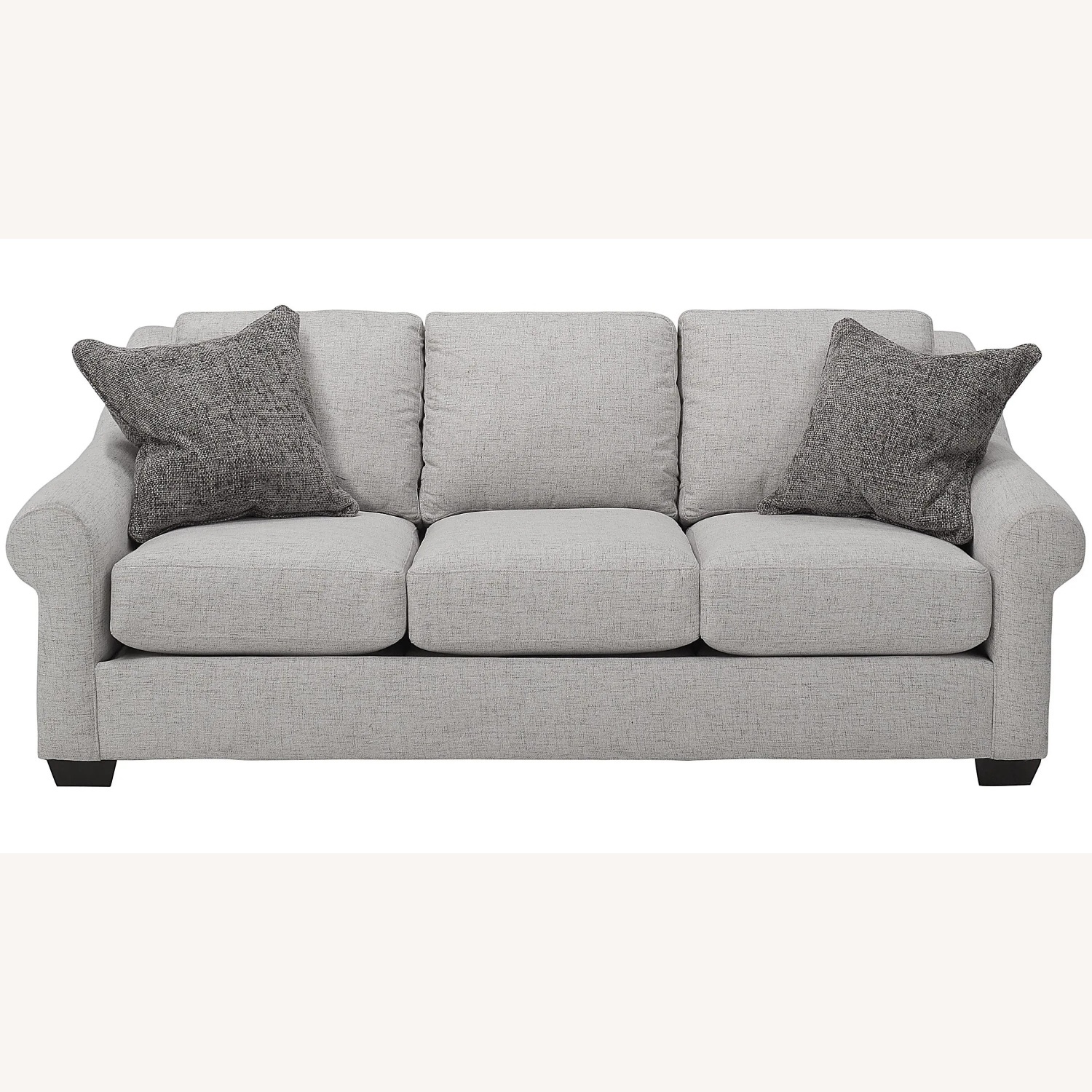Raymour & Flanigan Light Gray 3+ Seater Sofa - image-4