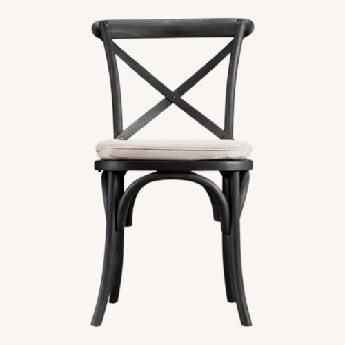Used Restoration Hardware Madeleine Black Dining Chairs (8) for sale on AptDeco