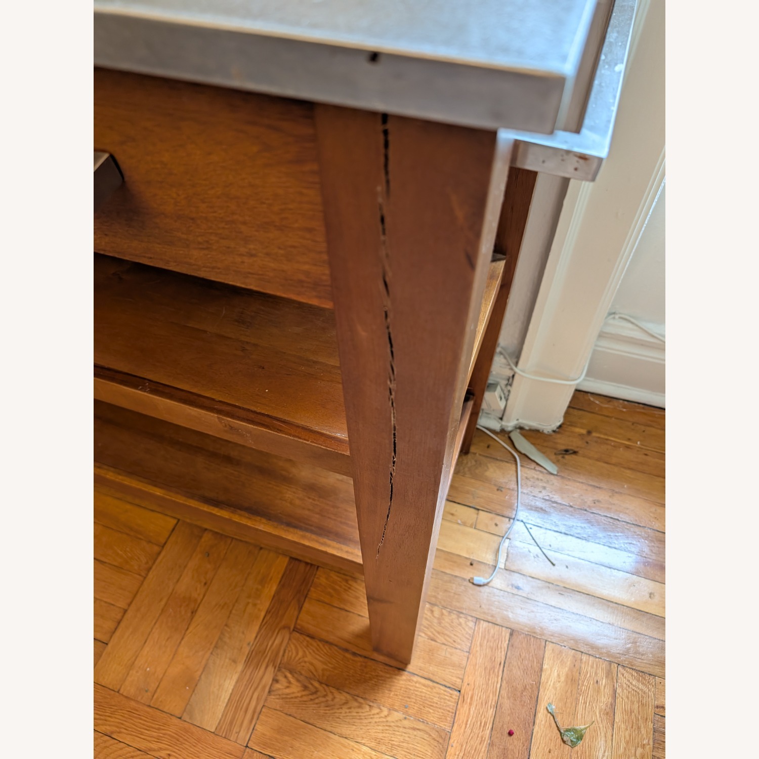 West Elm Rustic Kitchen Prep Counter, Acacia - image-4