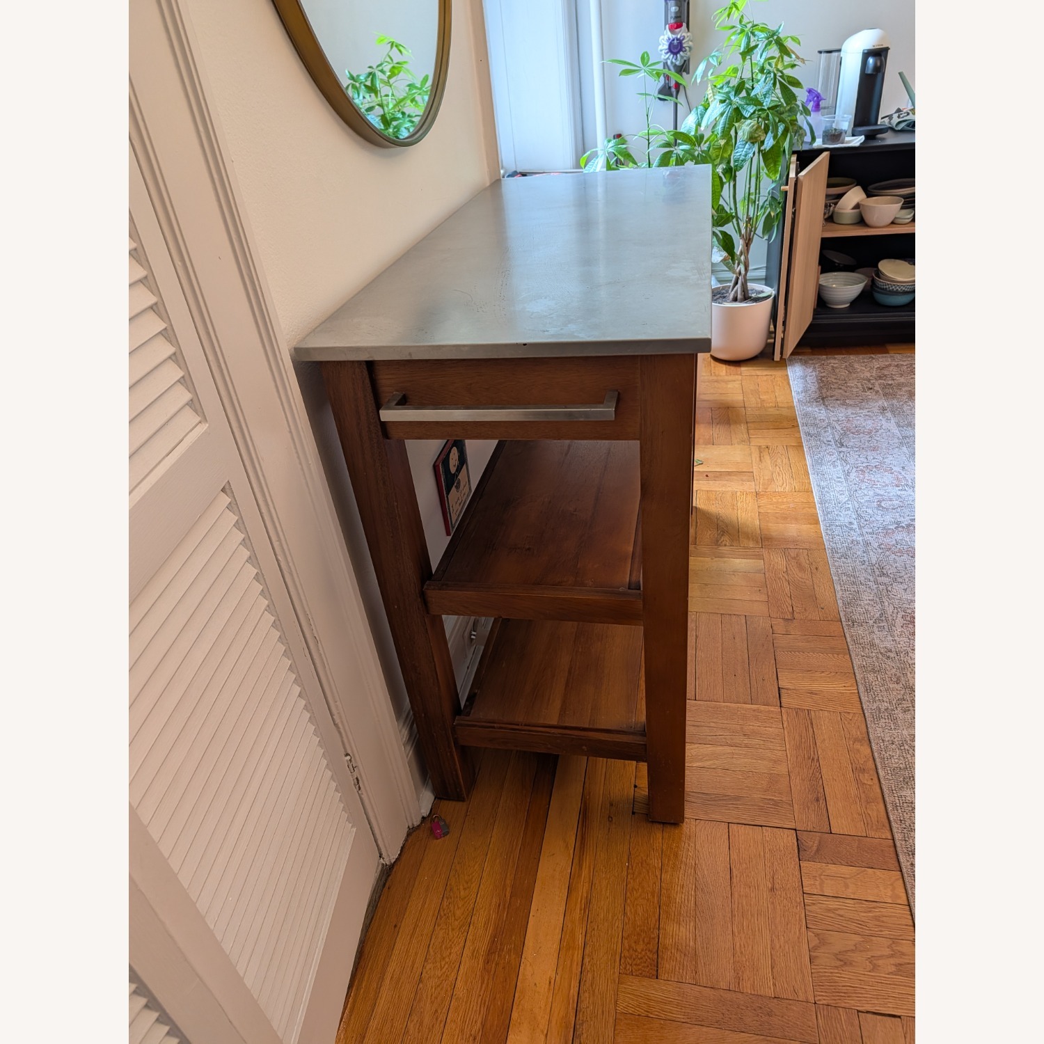 West Elm Rustic Kitchen Prep Counter, Acacia - image-3