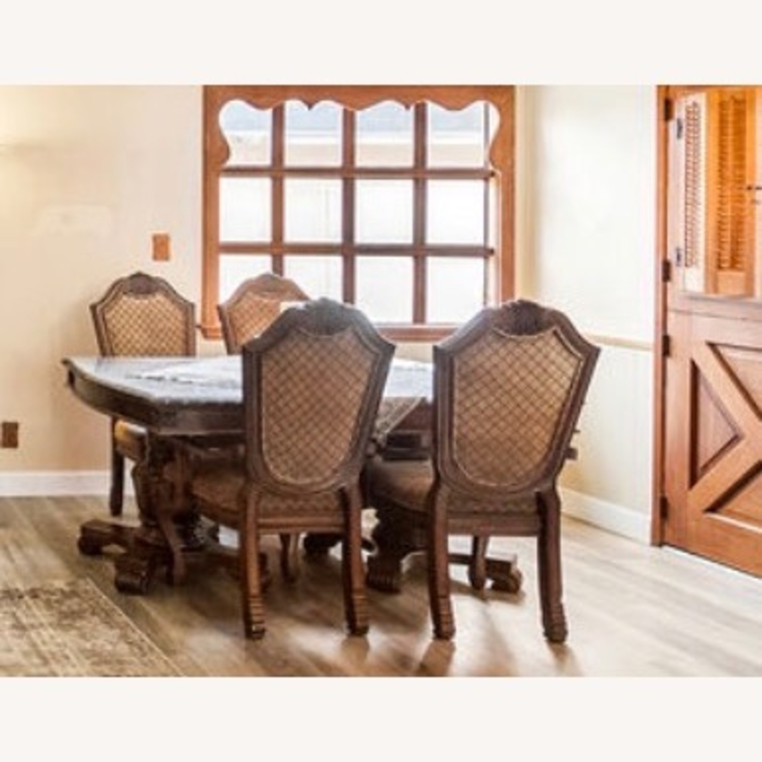 Dark Brown Formal Dining Sets - image-1