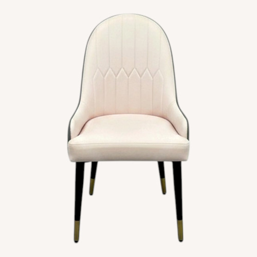 Used George Oliver Jentree Faux Leather Dining Chairs for sale on AptDeco